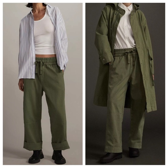 Everlane Pants - Everlane Organic Cotton Drawstring Pull On Pants size M